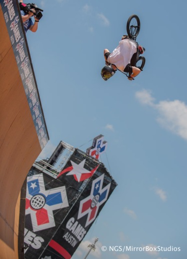 Austin, TX - June 3, 2015 - Circuit of The Americas: XXXXX during practice for BMX Vert at X Games Austin 2015. (Photo by Nick Guise-Smith/ ESPN Images)