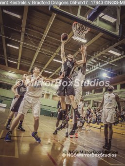 Solent Kestrels NBL Division 1 - 5 February, 2017 - Fleming Park Leisure Cent. : Ricky Fetske (13) of Bradford Dragons (Photo by NGS/MirrorBoxStudios)