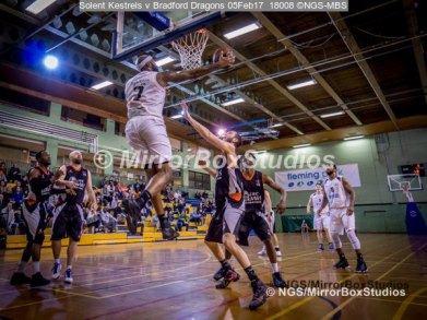 Solent Kestrels NBL Division 1 - 5 February, 2017 - Fleming Park Leisure Cent. : Marquis Mathis (7) during match against Bradford Dragons (Photo by NGS/MirrorBoxStudios)
