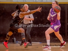 WNBL Division 1 - 18 February, 2017 - St Marys Leisure Cent. : E Maidman (8) leading the attack during match between Solent Kestrels Women and Charnwood CR (Photo by NGS/MirrorBoxStudios)