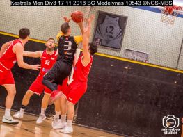 Kestrels Men Div3 17 11 2018 BC Medelynas : (Photo by Nick Guise-Smith / MirrorBoxStudios)