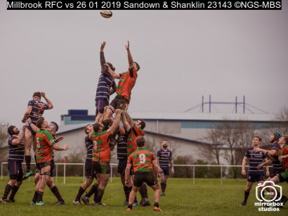 Millbrook RFC vs 26 01 2019 Sandown & Shanklin : (Photo by Nick Guise-Smith / MirrorBoxStudios)