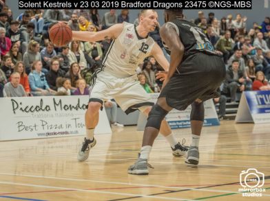 Solent Kestrels v 23 03 2019 Bradford Dragons : (Photo by Nick Guise-Smith / MirrorBoxStudios)