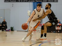 Solent Kestrels v 06 04 2019 Leicester Warriors : (Photo by Nick Guise-Smith / MirrorBoxStudios)