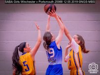 SABA Girls Winchester v Portsmouth : (Photo by Nick Guise-Smith / MirrorBoxStudios)